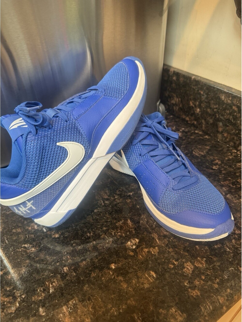 Nike Ja 1 TB Game Royal White Basketball FV1303-400 size 8.5 - Picture 2 of 6